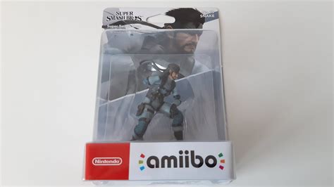 Super Smash Bros Solid Snake Amiibo Unboxing