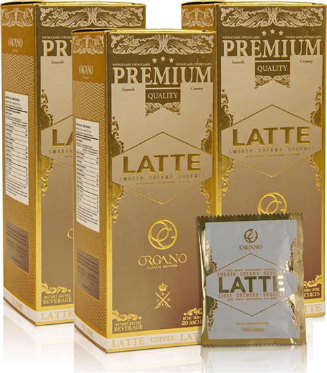 3 Boxes Organo Gourmet Cafe Latte100 Certified Ganoderma