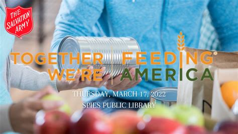 Feeding America Mobile Food Pantry Is Coming To Spies Public Library