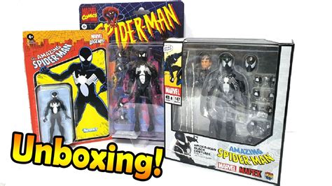 Unboxing De Spider Man Con El Traje Negro Marvel Legends Retro De Y