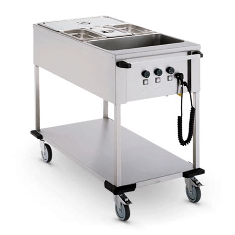 Bain Marie Wagen 3 X 1 1 Gn Mobile Containing