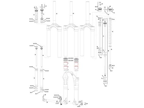 Bagues De Guidage Pour Fourche Rock Shox 40 Mm Totem Purebike