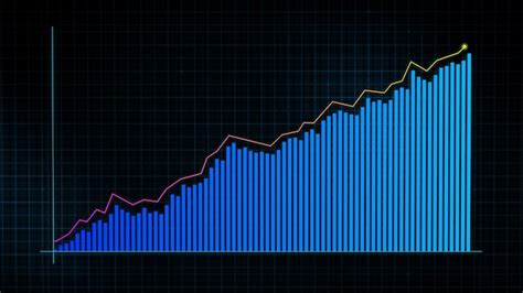 Premium Photo 3d Rendering Of Growing Line Graph Of Digital Income