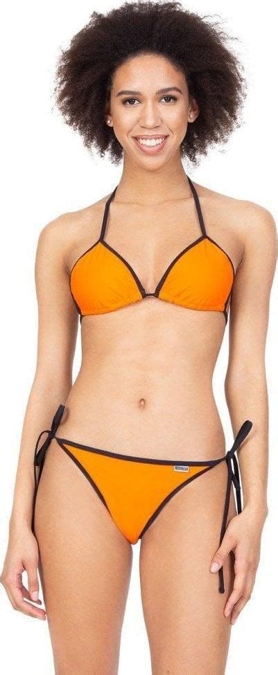 Strój kąpielowy BIKINI dół RENNWEAR pomarańczowy 164 cm S Ceny i