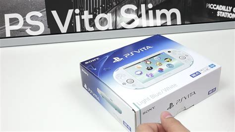 Blue PS Vita Slim Unboxing Overview Japan Import YouTube