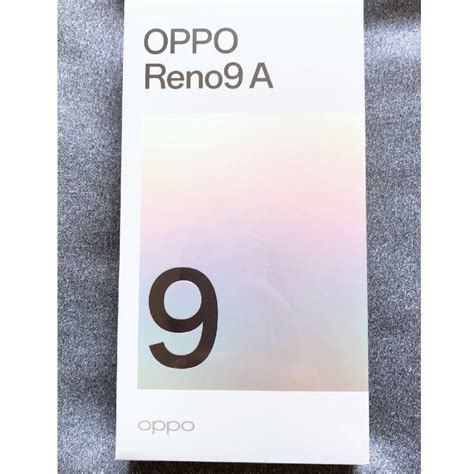 OPPO Reno9A ムーンホワイト 国内版SIMフリー 新品未開封 良いオンライン販売 blog knak jp