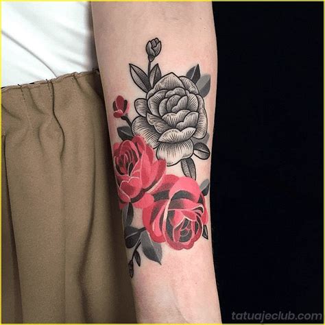 Tatuajes De Rosa En El Brazo Para Hombres Tatuajeclub