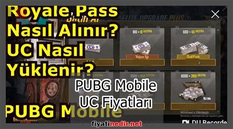 Pubg Mobile Uc Fiyatlar Yeni