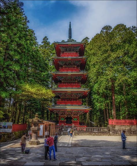 Five Story Pagoda At The Nikko Toshogu Shrine Gojunoto Fi Flickr