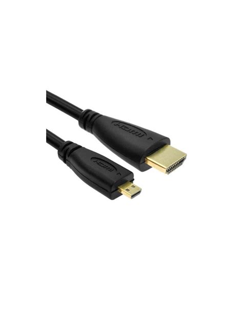 Raspberry Pi Micro HDMI To HDMI Cable 2m Black Cabos De Dados