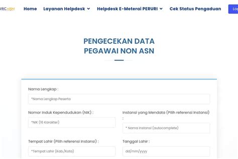 Cara Cek Pendataan Tenaga Honorer Di Database BKN Cukup 6 Langkah Saja