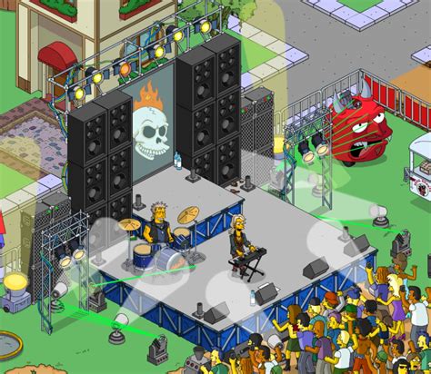 Rock Stage The Simpsons Tapped Out Wiki Fandom