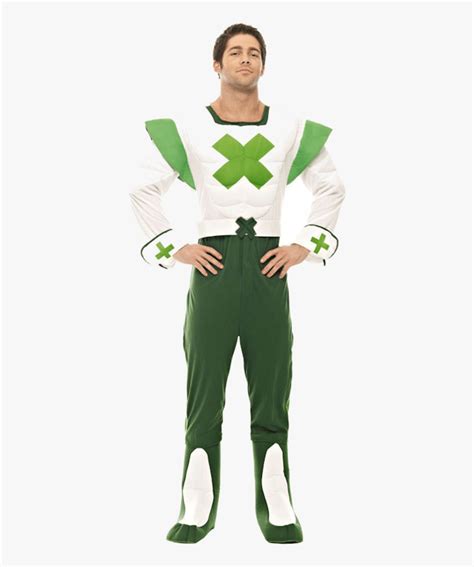 Green Cross Code Man Costume, HD Png Download , Transparent Png Image ...