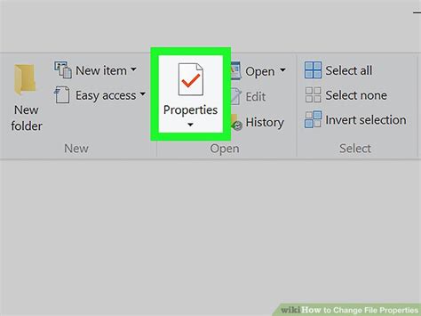 change file properties  steps  pictures wikihow