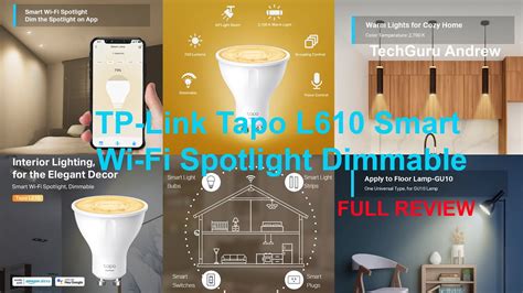 TP Link Tapo L610 Smart Wi Fi Spotlight Dimmable YouTube