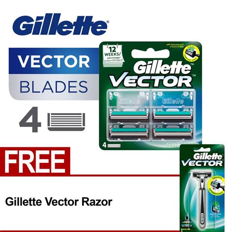 Jual Gillette Alat Cukur Vector Refill Isi 4 Pcs Shopee Indonesia