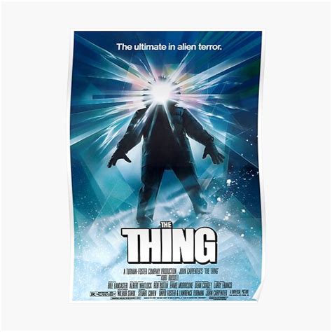 "THE THING (1982) poster" Poster for Sale by chaosprints | Redbubble