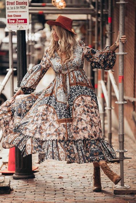 Look Hippie Chic Boho Look Boho Chic Style Bohemian Style Clothing