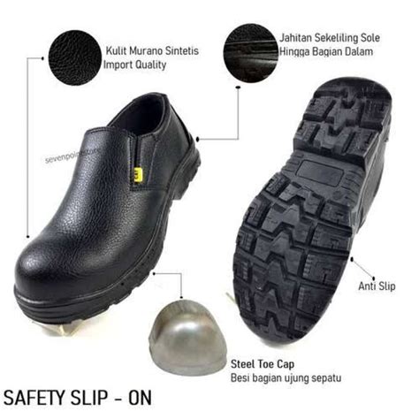 Promo Sepatu Safety King Sepatu Safety Pria Ujung Besi Kerja Lapangan