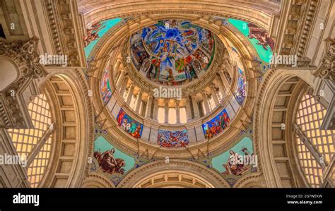 Inside The Museu Nacional D Art De Catalunya In Barcelona Stock Photo