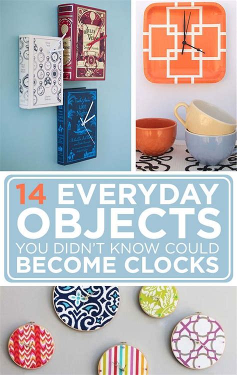 14 Everyday Objects You Didn T Know Could Become Clocks Clocks Diy