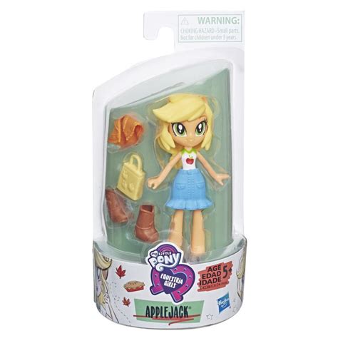 My Little Pony Equestria Girls Fashion Squad Applejack 3-inch Mini Doll ...