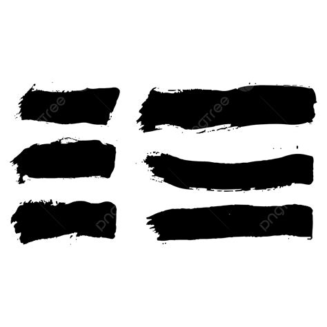 Ink Brush Stroke Vector Hd Images Black Brush Strokes Collection Ink Stroke Set Brushe Stroke