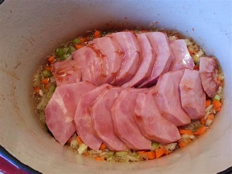 Les douceurs de genny CASSEROLE DE JAMBON ET RIZ AUX LÉGUMES