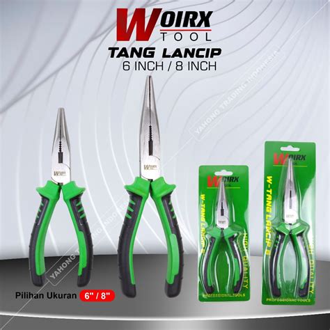jual tang lancip    long nose tang cucut woirx tool shopee