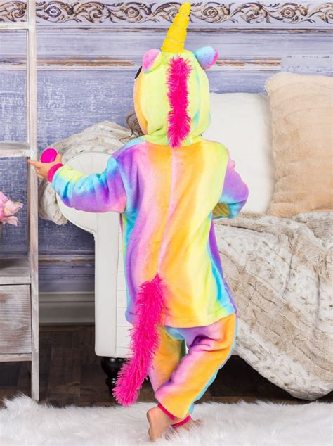 Mommy And Me Pastel Rainbow Unicorn Onesie Pajamas Mia Belle Girls