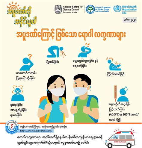 Heat Stroke Beat The Heat March 2023 Ministry Of Health Moh Myanmar