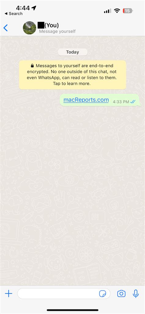 How To Message Yourself On Whatsapp • Macreports