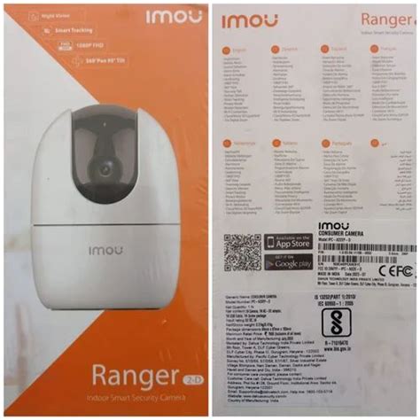 IMOU 2mp Indoor Camera RANGER IPC A22EP D At Rs 2150 Piece Wi Fi