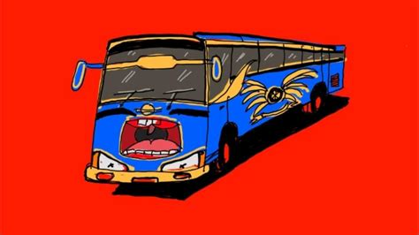 Bus Telolet Unik Sekalimenggambar Dan Mewarnai Gambar Bus Youtube