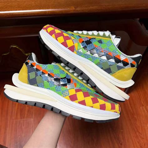 海外11 22 発売予定NIKE Sacai x Jean Paul Gaultier AIR WOVEN VAPORWAFFLE