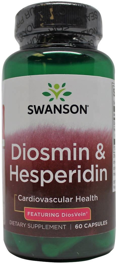 Swanson Diosmin And Hesperidin 60 Caps Bodybuilding And Sports Supplements