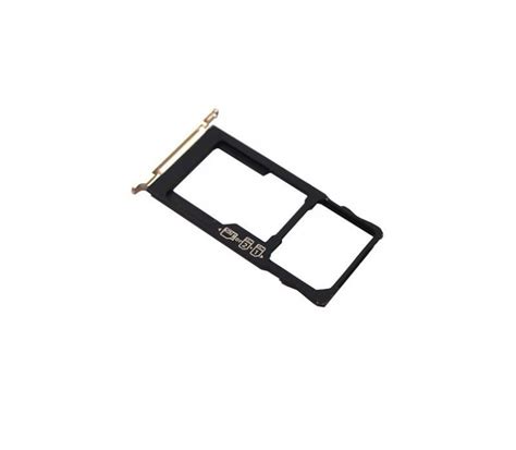 Porta Tarjeta Sim Y Micro Sd Para Bq Aquaris V Dorado Original