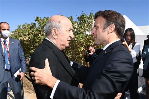 President Tebboune Meets His French Counterpart In Sharm El Sheikh