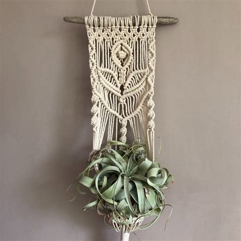 Macrame Wall Planter Hanging Indoor Plant Holder Boho Plant Etsy