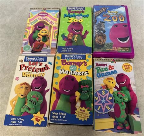 Barney Vhs Lot Best Manners Sense Sational Day And Barney S Big The Best Porn Website