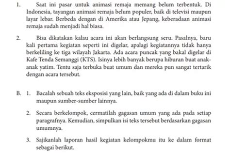 Kunci Jawaban Bahasa Indonesia Kelas 8 Smp Halaman 74 75 Jenis