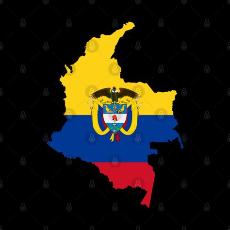 Colombia Flag Map - Colombia - Mug | TeePublic