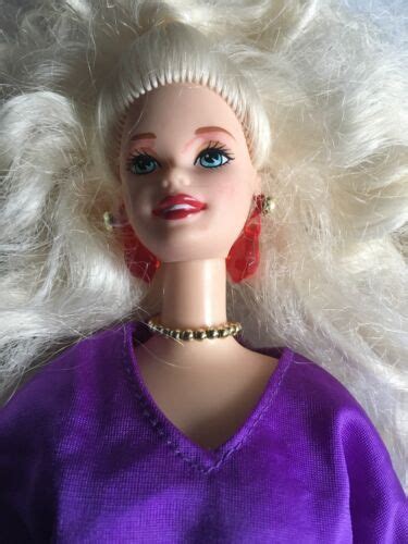 1966 Mattel Barbie China Blonde Hair Blue Eyes Red Earrings Necklace