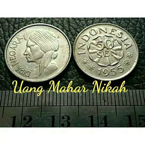 Jual Uang Kuno Koin 50 Cent Diponegoro Tahun Campur Shopee Indonesia