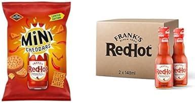 Jacob S Mini Cheddars X Franks Red Hot Bundle Mini Cheddars Share Bag 10 X 150g Frank S