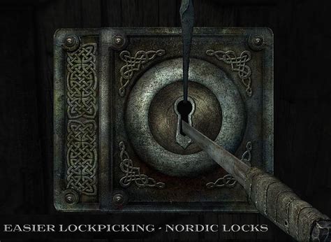 EASIER LOCKPICKING Without Cheating Nordic Retexture At Skyrim