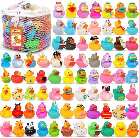 Amazon 100 Pack Rubber Ducks For Jeep Duck Assorted Rubber Duck