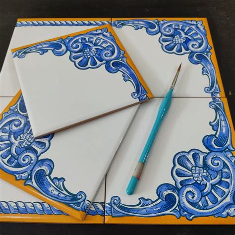 Azulejos Pintados A M O Para Rea Interna E Externa Elo