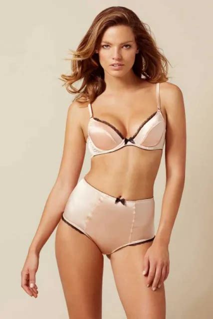 Agent Provocateur Silk Nude Felinda Big Brief Size Small Uk Bnwt