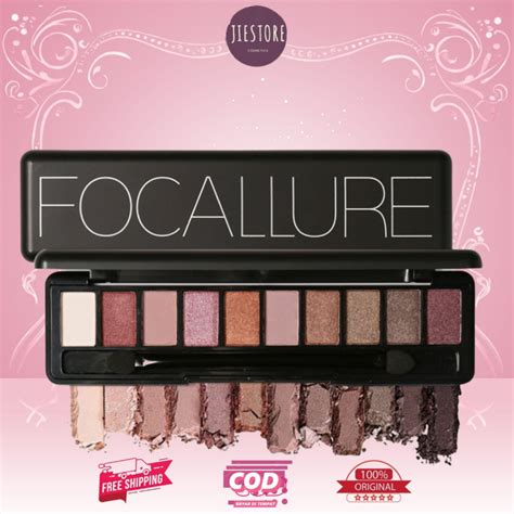Jual BPOM FOCALLURE FULL FEATURE NUDE SHADE EYESHADOW Pallete